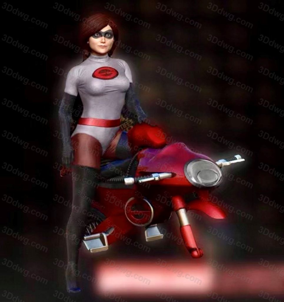 Artifex3d 弹力女超人 巴荷莉-P站图纸收藏馆