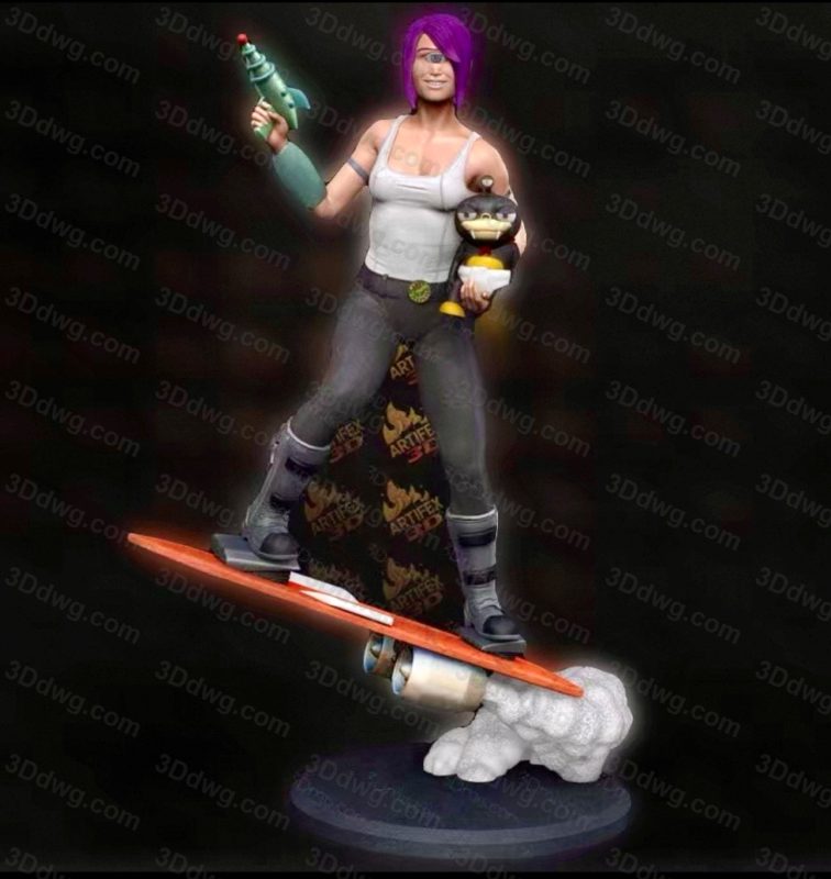 Artifex3d 飞出个未来 特朗嘉·莉拉-P站图纸收藏馆