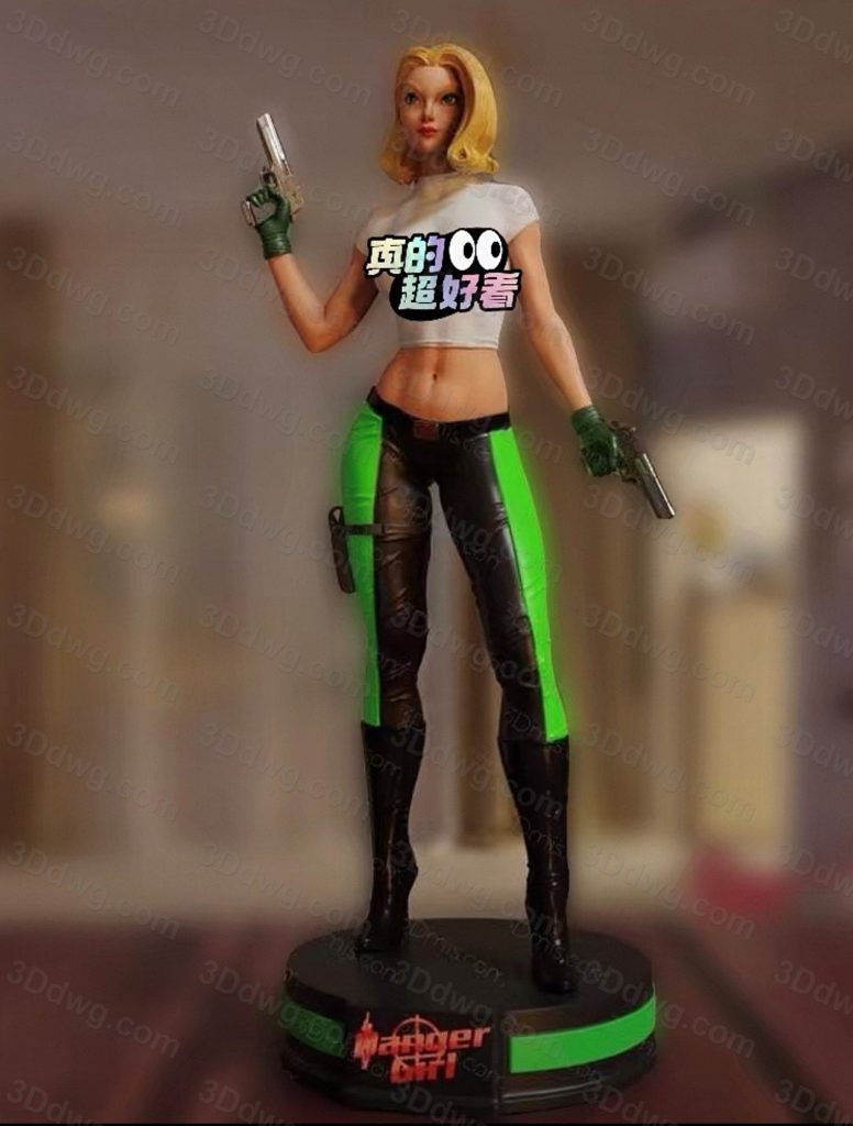 BrunoArt3D 危险女孩 艾比·琪丝-P站图纸收藏馆