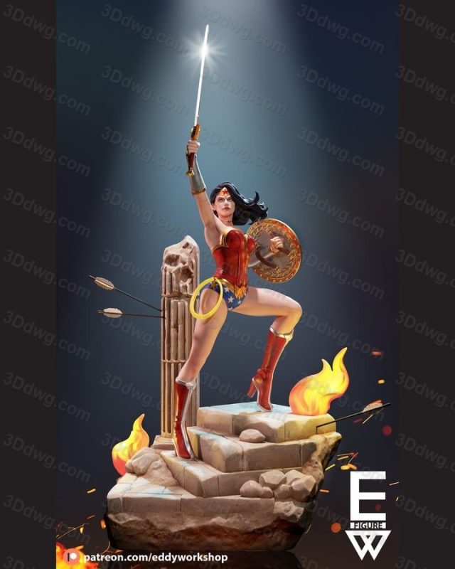 Eddy Workshop DC漫画 神奇女侠-P站图纸收藏馆