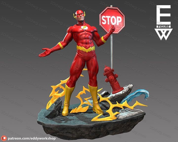 Eddy Workshop DC漫画 闪电侠-P站图纸收藏馆