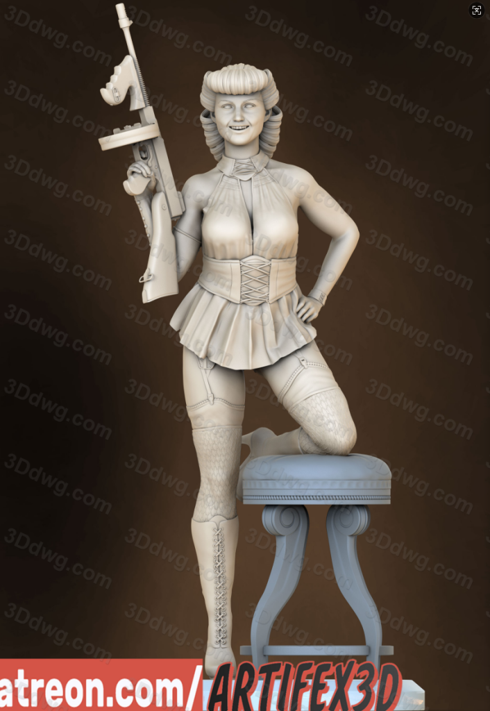 Artifex3d DC漫画 守望者 Sally Jupiter-P站图纸收藏馆