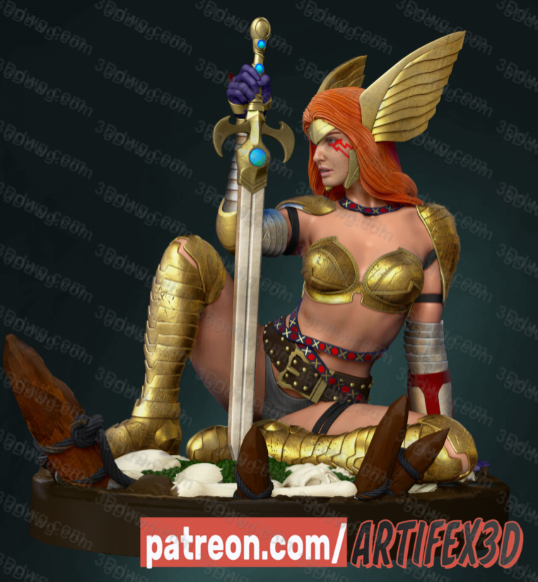 Artifex3d 漫威 冥界女皇 安吉拉-P站图纸收藏馆