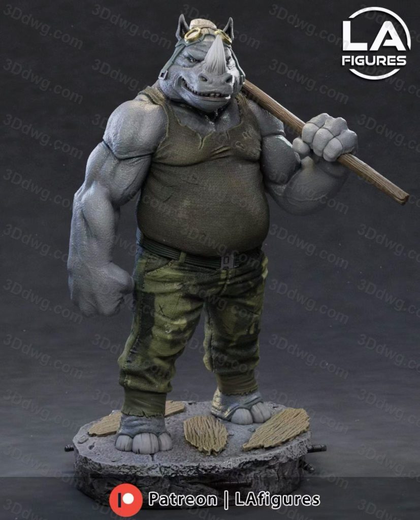 L.A Figures 忍者神龟 犀牛人-P站图纸收藏馆