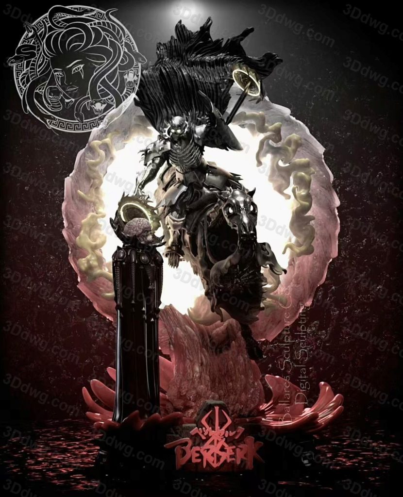 图片[1]-Geek MB 剑风传奇 骷髅骑士-P站图纸收藏馆