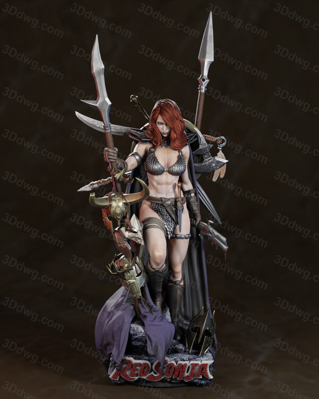 Geek MB 女王神剑 Red Sonja-P站图纸收藏馆
