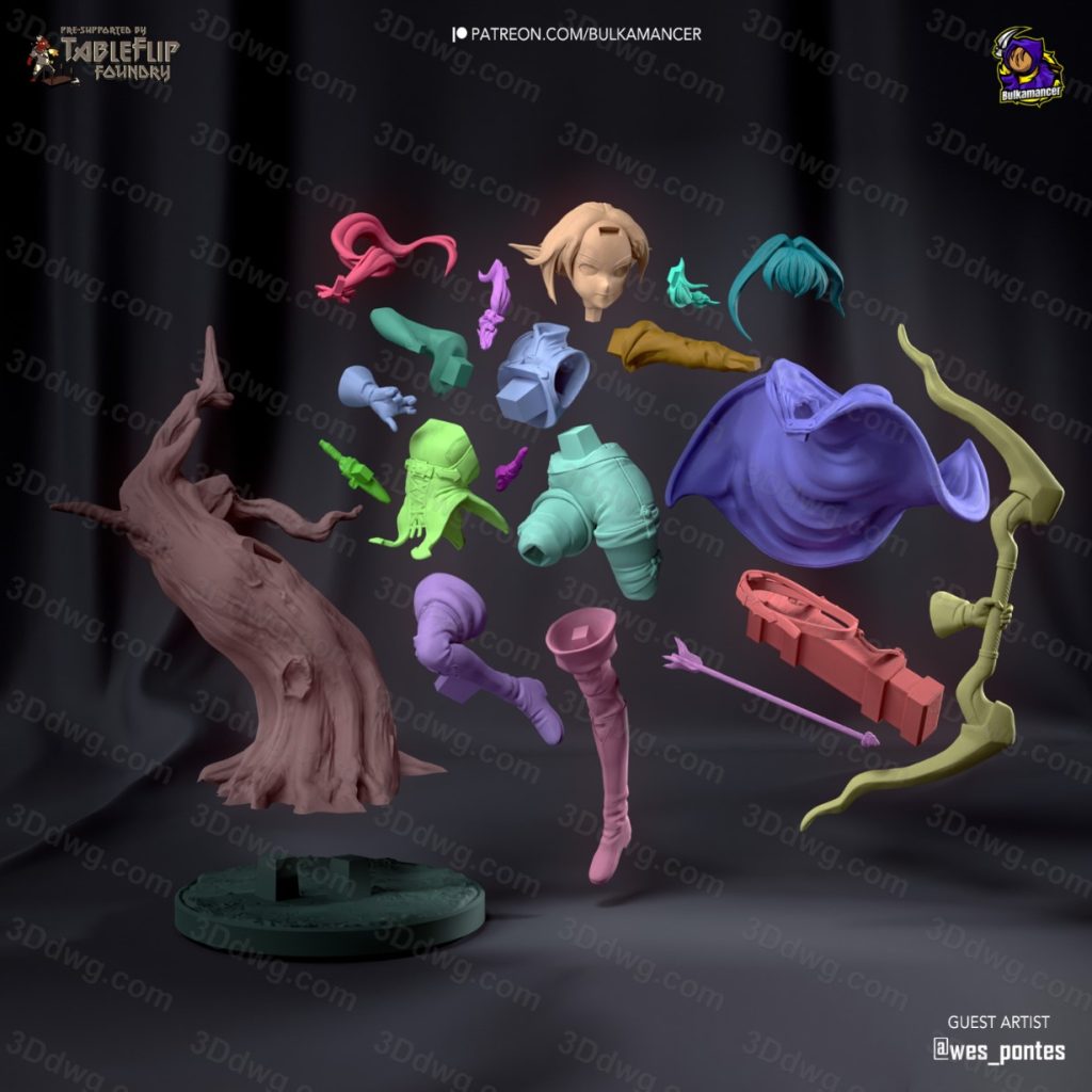 图片[3]-Bulkamancer 哥布林杀手 妖精弓手-P站图纸收藏馆