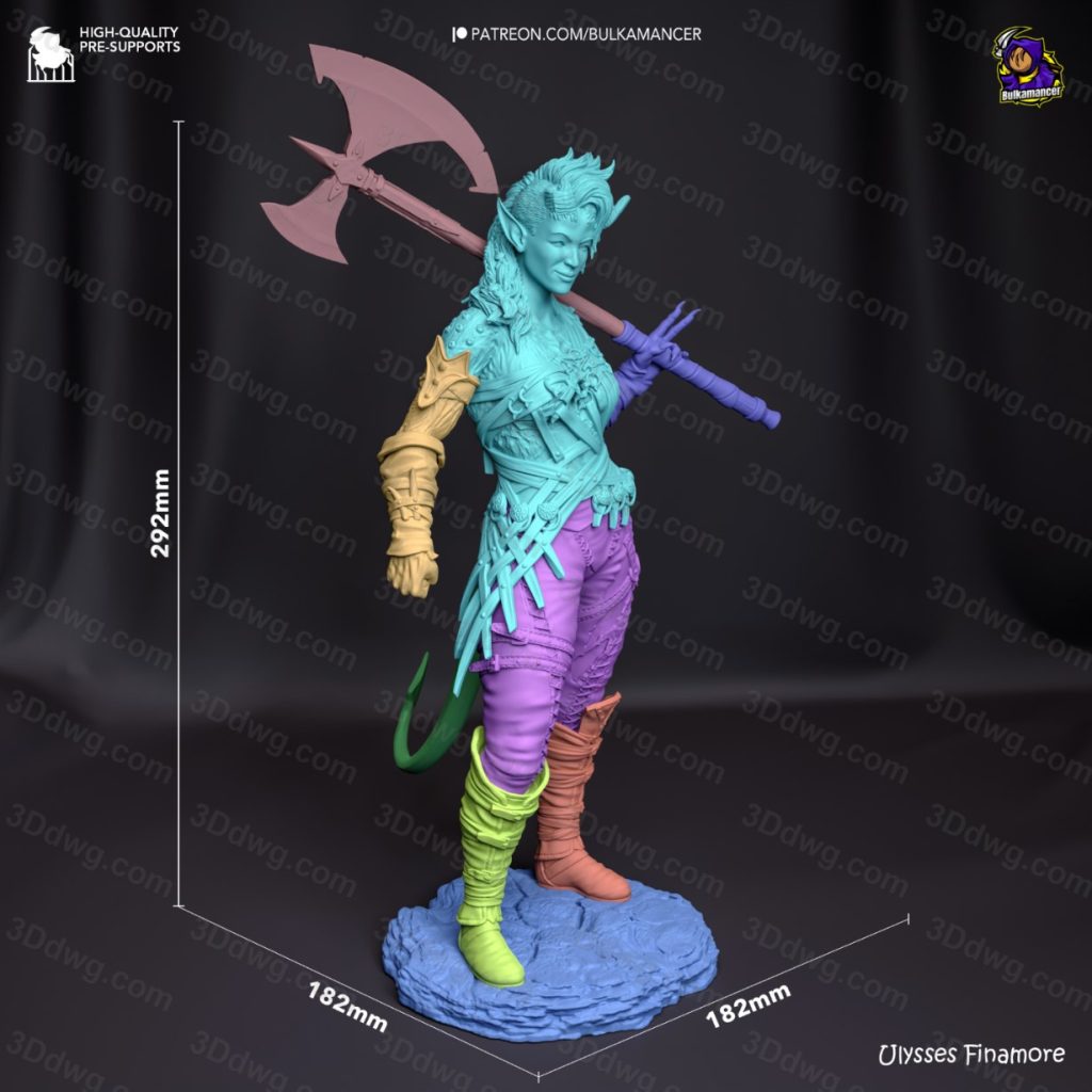 图片[3]-Bulkamancer 博德之门 卡菈克-P站图纸收藏馆