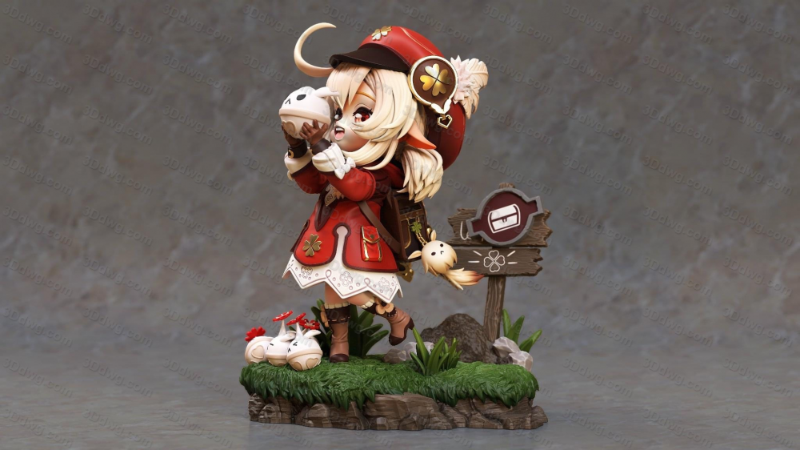 Chuya Factory 原神 可莉-P站图纸收藏馆