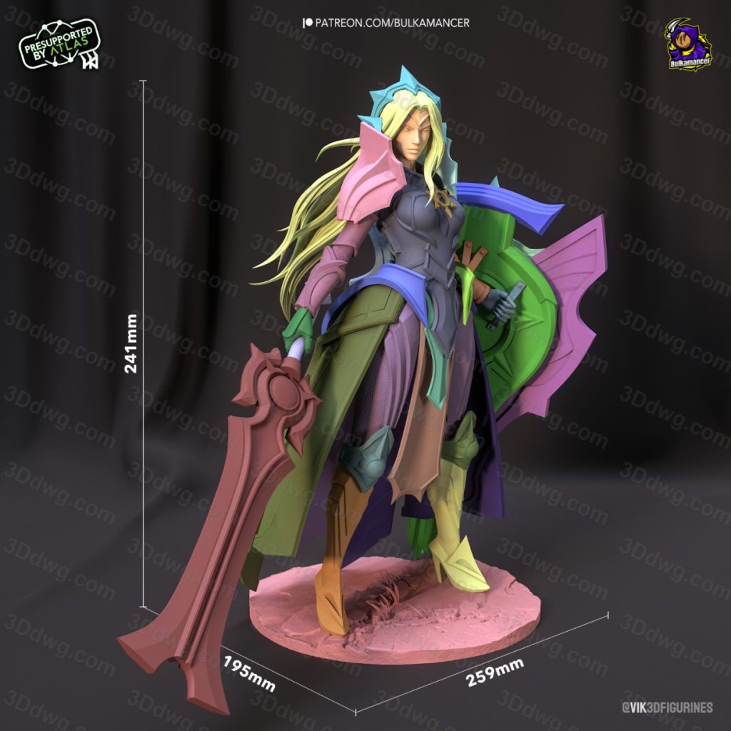 图片[3]-Bulkamancer 英雄联盟 雷欧娜-P站图纸收藏馆