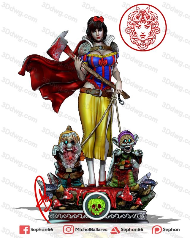 Geek MB 格林童画 白雪公主-P站图纸收藏馆