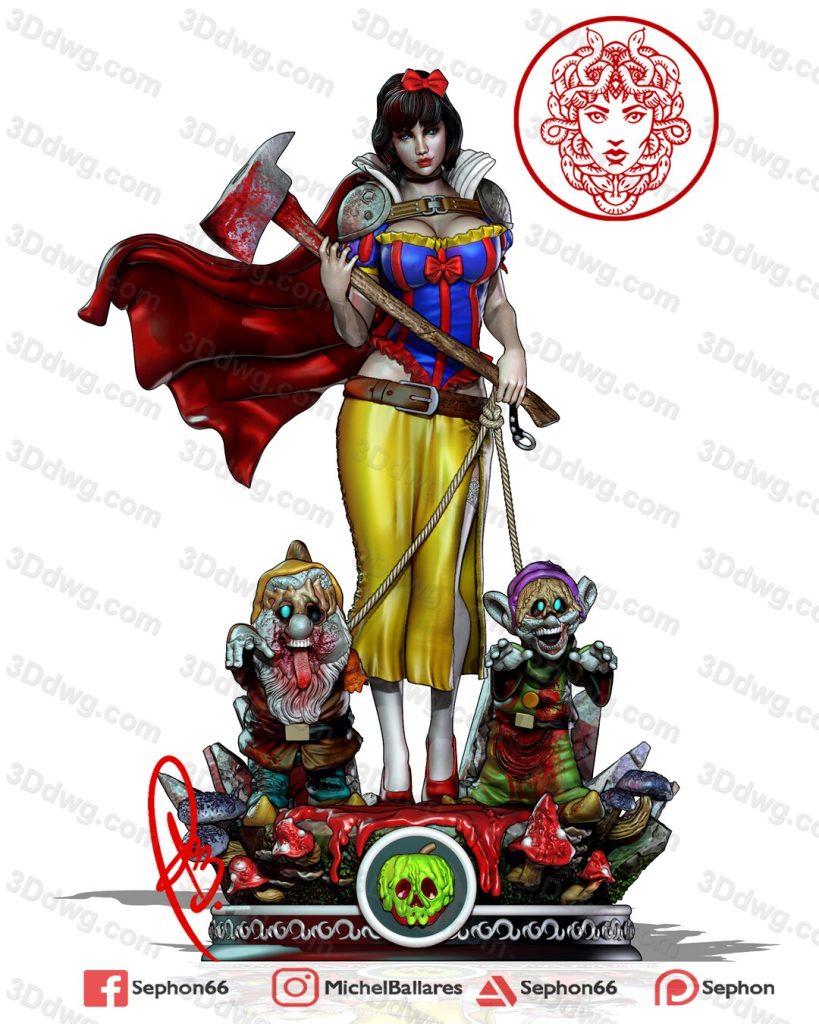 Geek MB 格林童画 白雪公主-P站图纸收藏馆