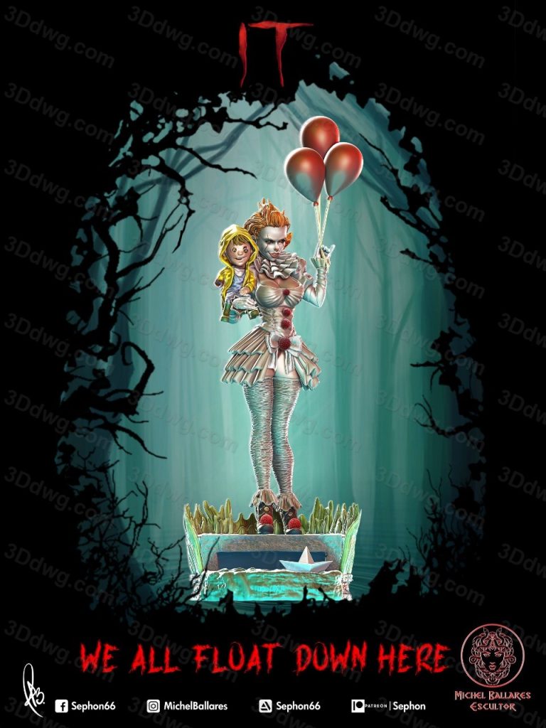 Geek MB 小丑回魂 潘尼怀斯-P站图纸收藏馆