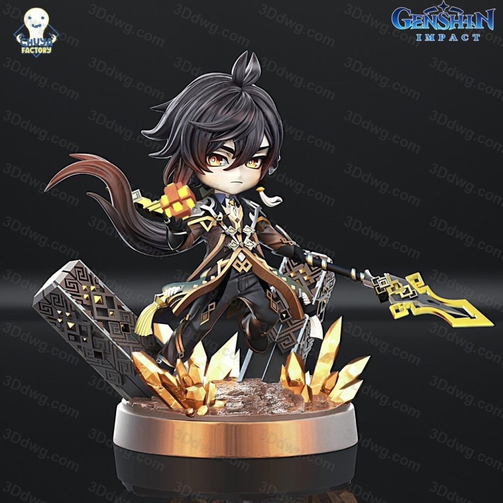 Chuya Factory 原神 钟离-P站图纸收藏馆