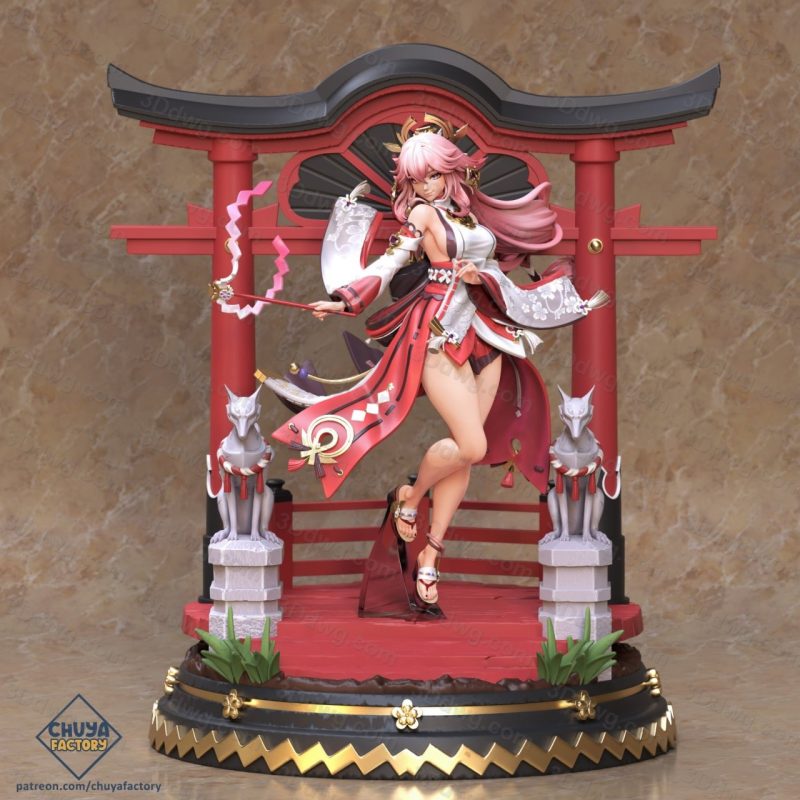 Chuya Factory 原神 八重神子-P站图纸收藏馆