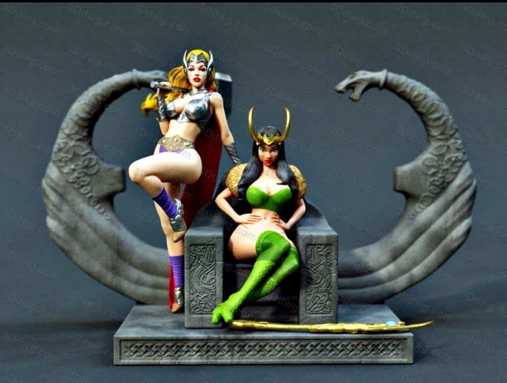 EXCLUSIVE 漫威 雷神 洛基-P站图纸收藏馆