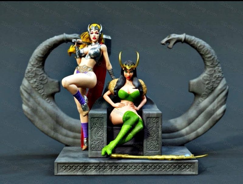 EXCLUSIVE 漫威 雷神 洛基-P站图纸收藏馆