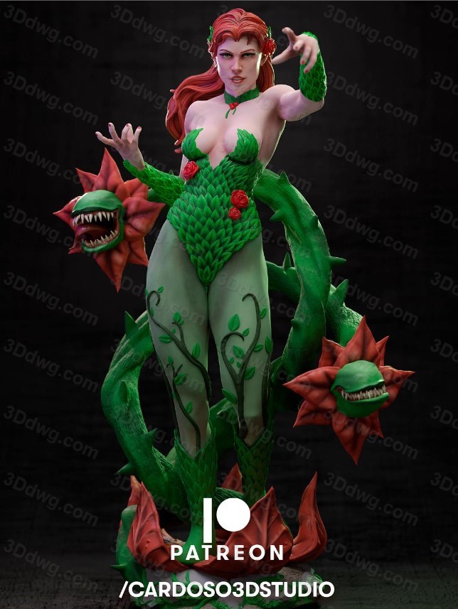 Cardoso DC漫画 蝙蝠侠 毒藤女-P站图纸收藏馆