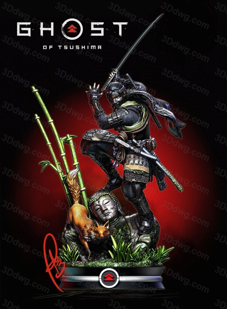 Geek MB 对马岛之魂 境井仁-P站图纸收藏馆