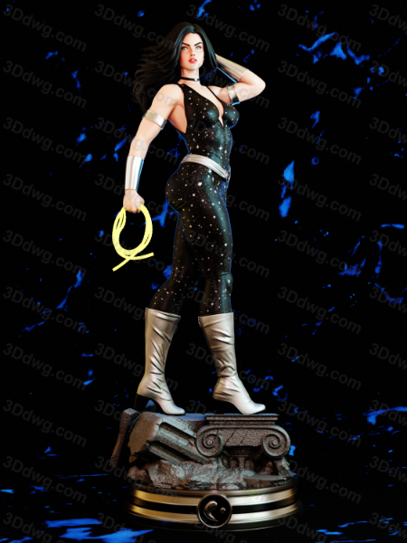 BrunoArt3D DC漫画 英勇与无畏 唐娜·特洛伊-P站图纸收藏馆