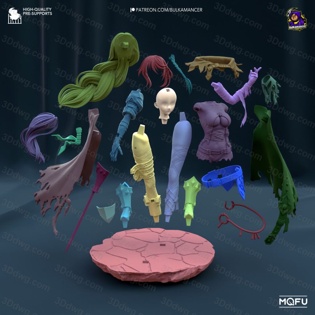 图片[3]-Bulkamancer 狂战传说 薇尔贝特·克拉弗-P站图纸收藏馆