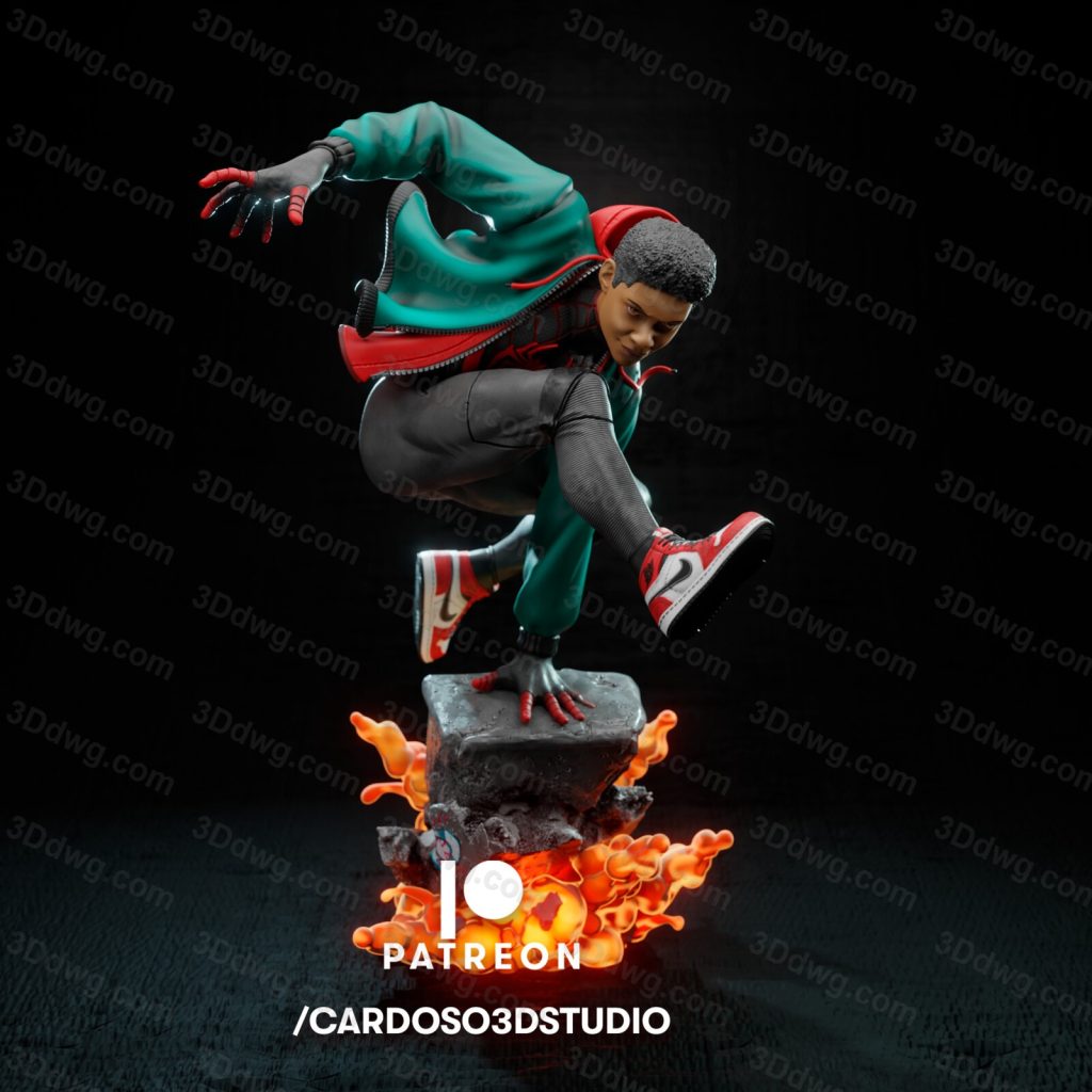 图片[2]-Cardoso 漫威 蜘蛛侠 迈尔斯·莫拉莱斯-P站图纸收藏馆