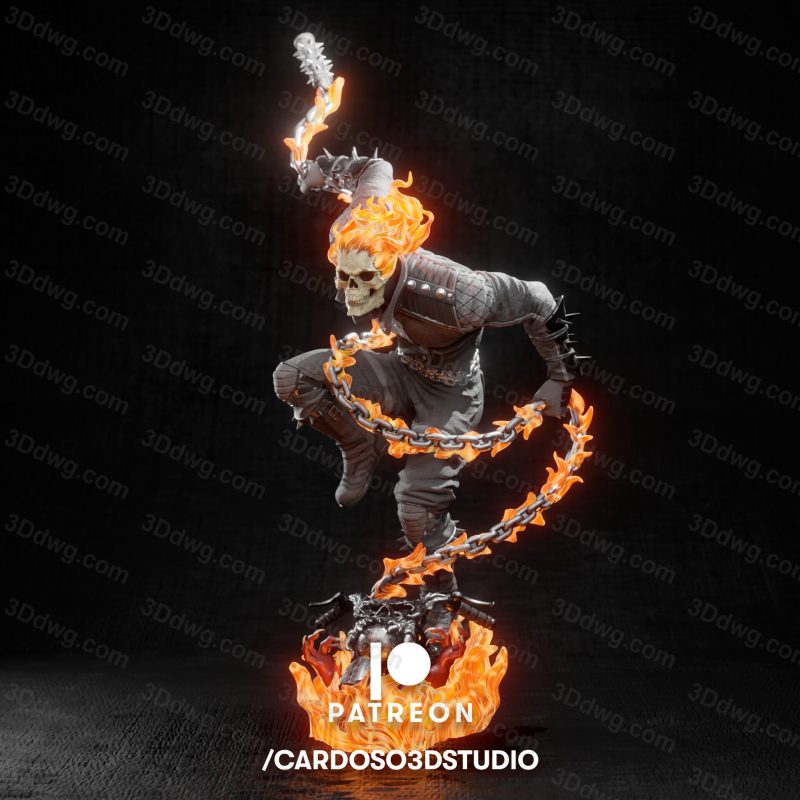 Cardoso 漫威 神奇四侠 恶灵骑士-P站图纸收藏馆