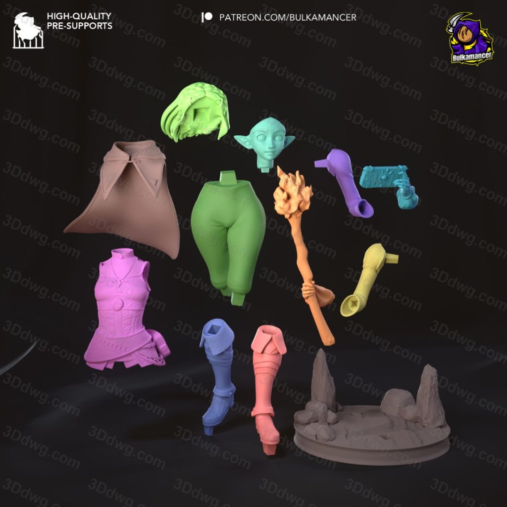 图片[3]-Bulkamancer 塞尔达传说 塞尔达-P站图纸收藏馆