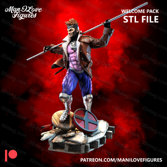 Man I Love 漫威 牌王 里米·艾蒂安·勒博-P站图纸收藏馆