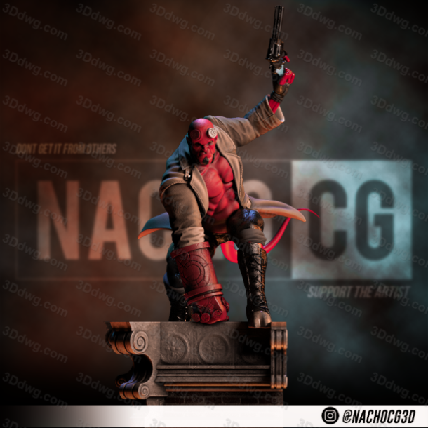 Nacho CG 地狱男爵-P站图纸收藏馆