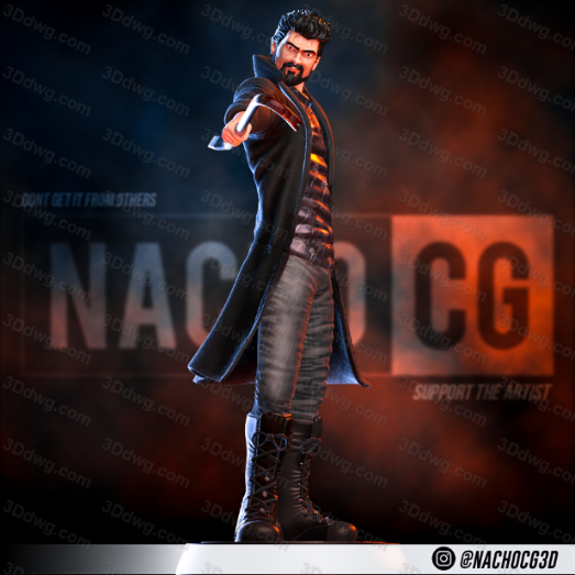 Nacho CG 黑袍纠察队 比利·布彻尔-P站图纸收藏馆