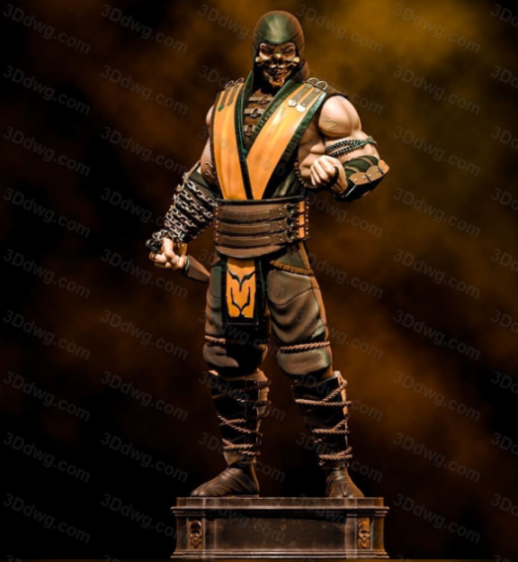 Nacho CG 真人快打 蝎子-P站图纸收藏馆