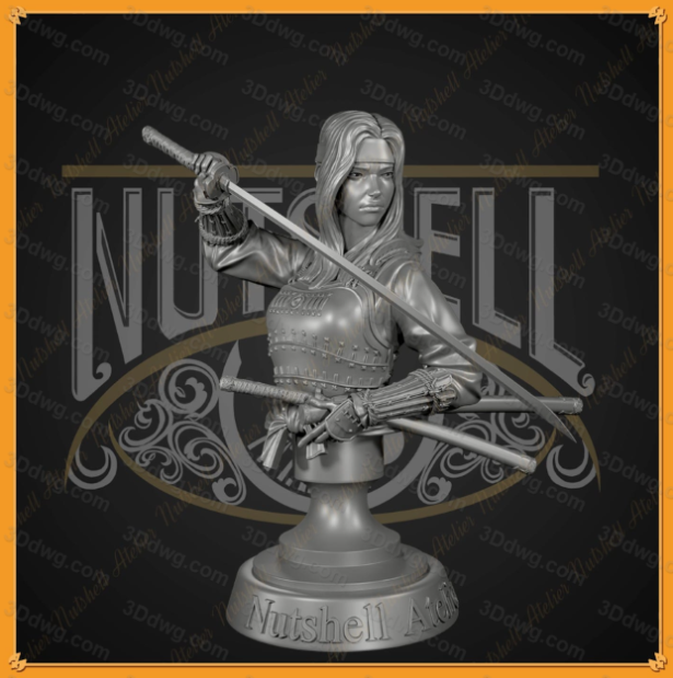 Nutshell Atelier 女浪人-P站图纸收藏馆