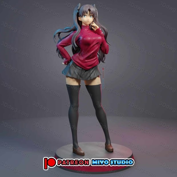 Miyo Studio Fate系列 远坂凛-P站图纸收藏馆