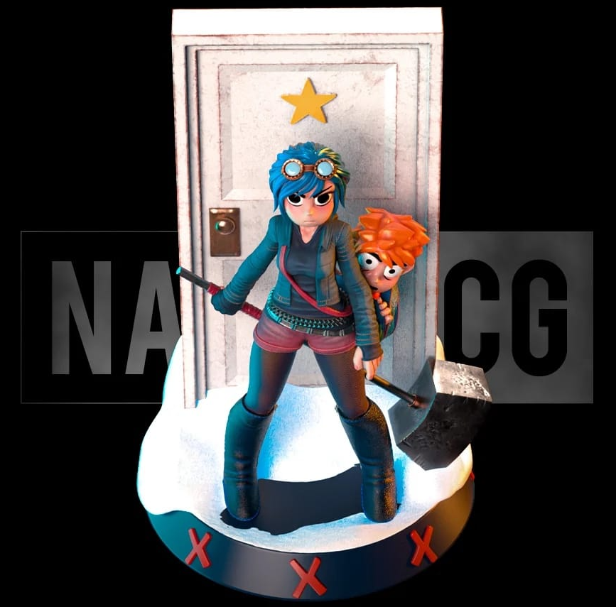 Nacho CG 歪小子斯科特 蕾蒙娜和斯科特-P站图纸收藏馆