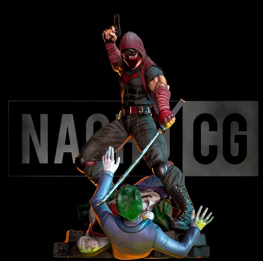 Nacho CG DC漫画 红头罩和小丑-P站图纸收藏馆