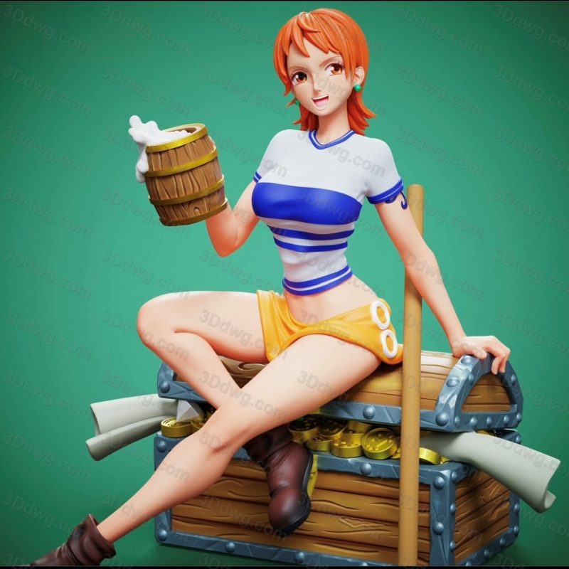 Messias 3D 海贼王 娜美-P站图纸收藏馆