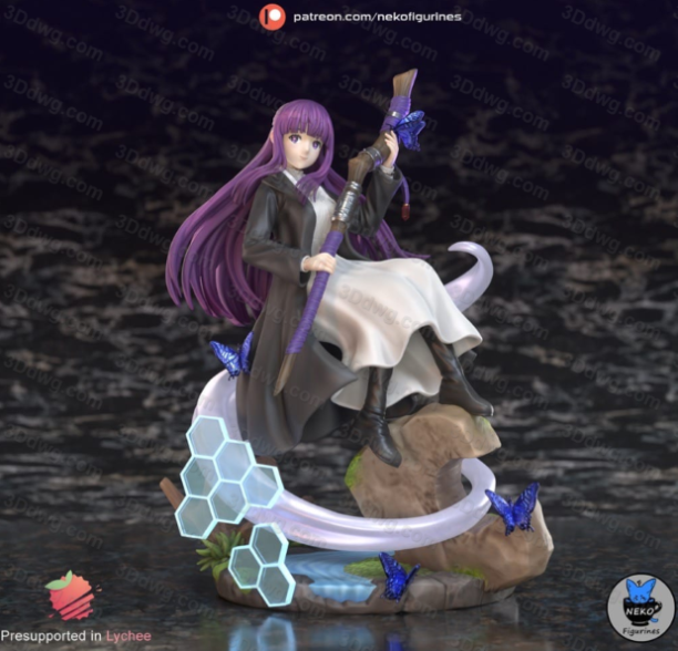 Neko 葬送的芙莉莲 费伦-P站图纸收藏馆