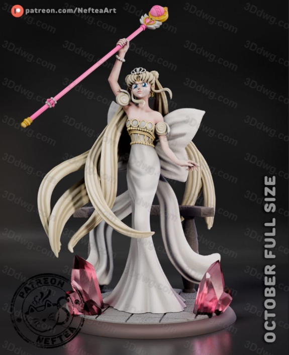 Neftea 美少女战士 新月女王塞勒妮蒂-P站图纸收藏馆