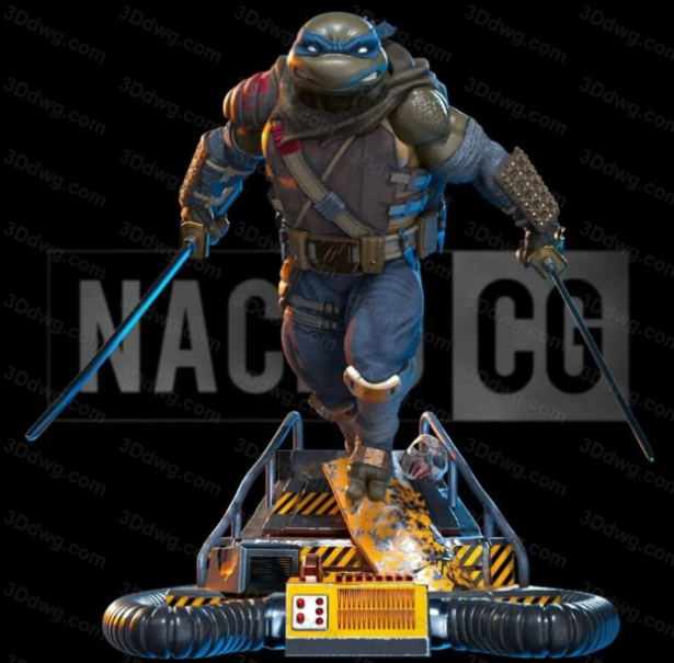 Nacho CG 忍者神龟 利奥纳多-P站图纸收藏馆