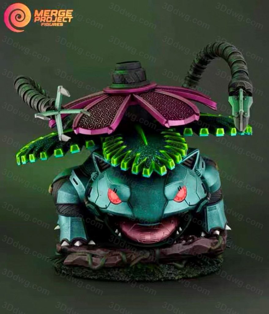 MPF 精灵宝可梦 妙蛙花-P站图纸收藏馆