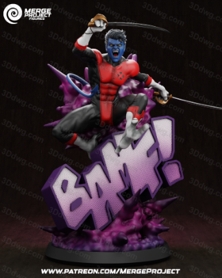 MPF 漫威 X战警 夜行者 科特·瓦格纳-P站图纸收藏馆