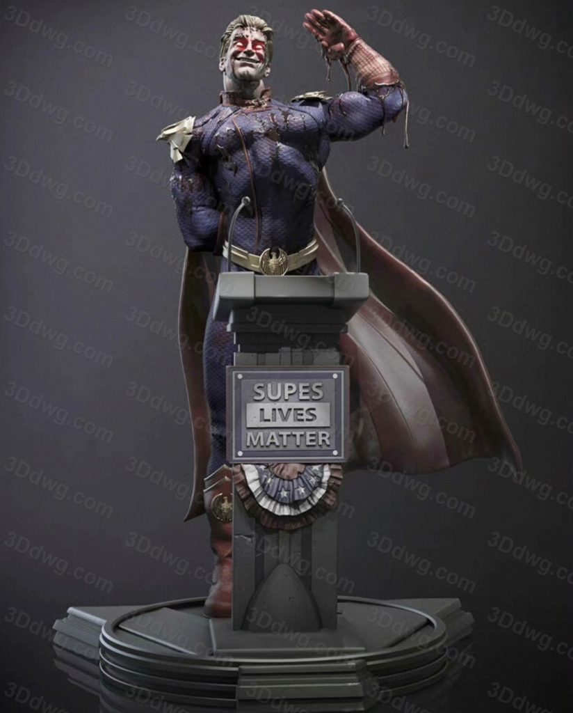 CA3D 黑袍纠察队 祖国人-P站图纸收藏馆