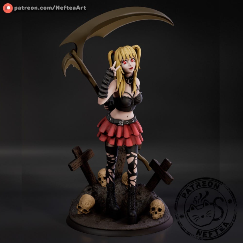 Neftea 死亡笔记 弥海砂-P站图纸收藏馆