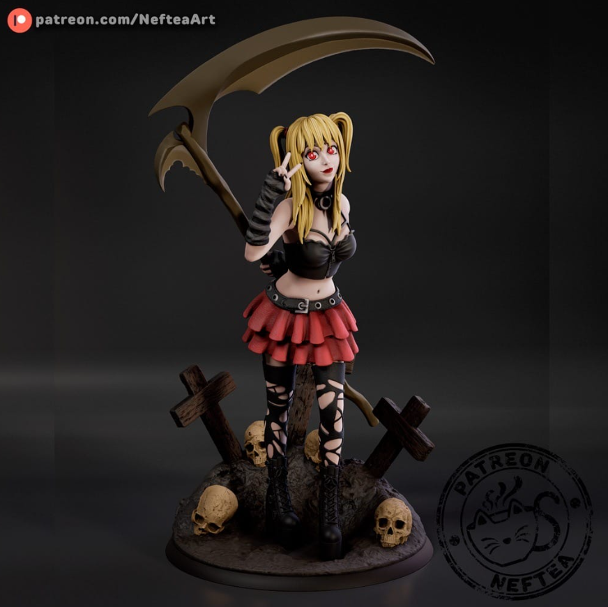 Neftea 死亡笔记 弥海砂-P站图纸收藏馆