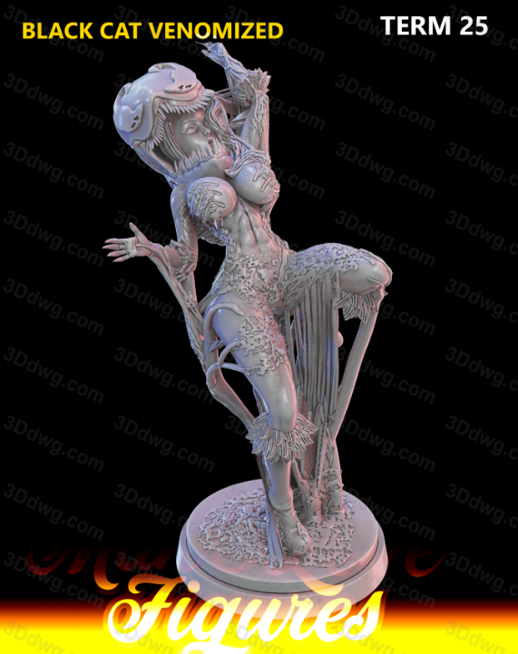 Man I Love 漫威 黑猫毒液化-P站图纸收藏馆