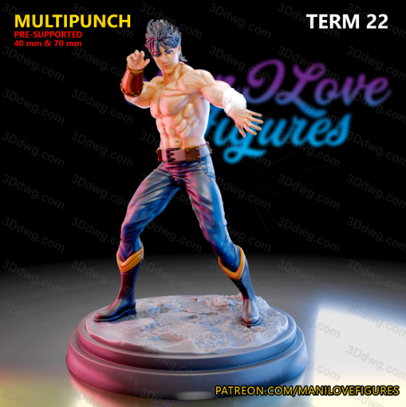 Man I Love 北斗神拳 健次郎-P站图纸收藏馆