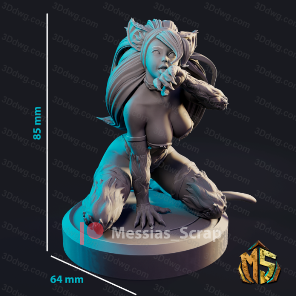 Messias 3D 恶魔战士 菲莉西亚-P站图纸收藏馆