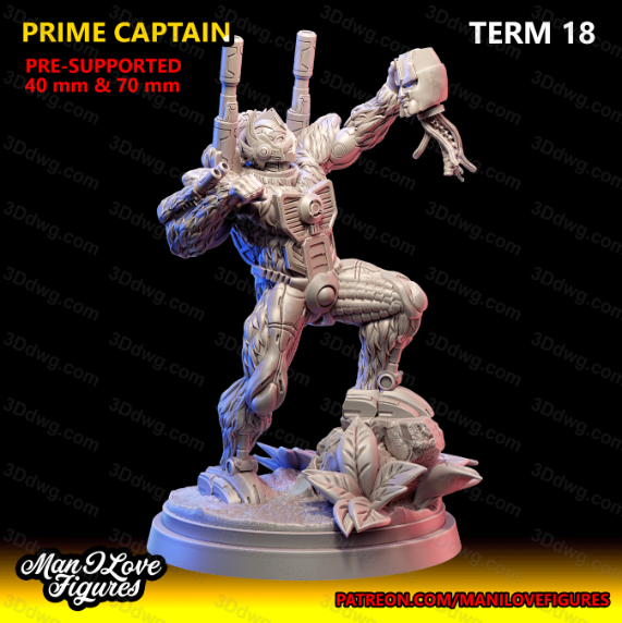 Man I Love 超能勇士 猩猩队长 擎天圣-P站图纸收藏馆