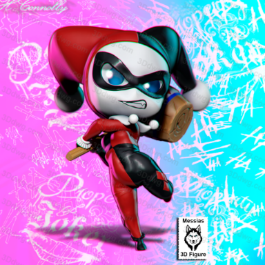 Messias 3D DC漫画 小丑女哈莉·奎茵-P站图纸收藏馆